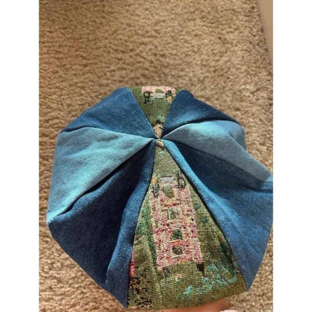 Vintage style Art‎ Beret Patchwork Design 25cm (9.8
